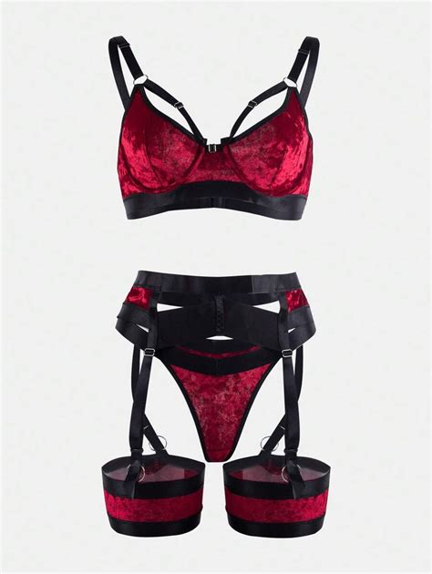 Lingerie Sexy Para Mulheres Lingerie Al As Em Suti Aro Conjunto De Lingerie De