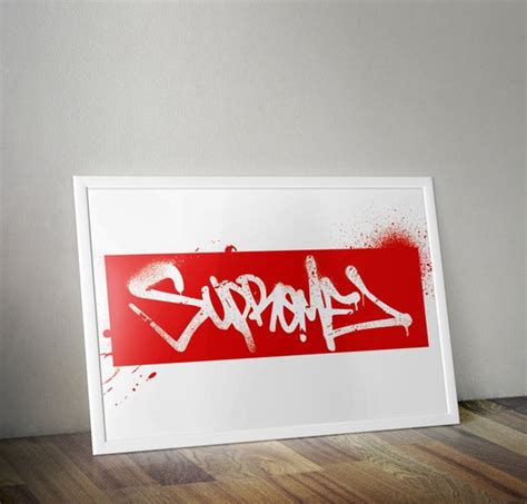 Supreme Graffiti Logo A2