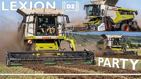 CLAAS LEXION PARTY 7600 760 TT Dvoufázová sklizeň jetele