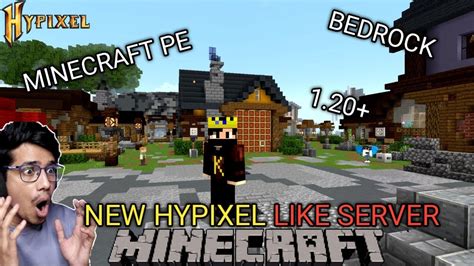 NEW HYPIXEL LIKE SERVER FOR MINECRAFT PE AND BEDROCK Craftersmc