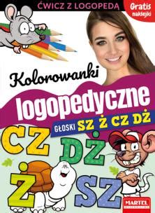 Kolorowanki Logopedyczne Z Naklejkami G Oski Sz Cz D Magdalena