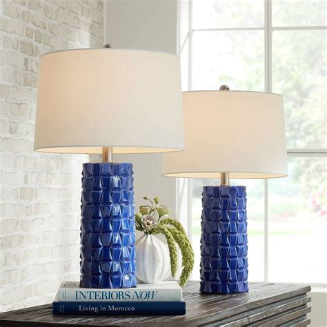 Ceramic Column Table Lamps Set Of 2 24 X 14 Bed Bath And Beyond 38905858