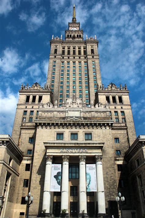 Palace of Culture and Science in Warsaw, Poland Editorial Image - Image ...