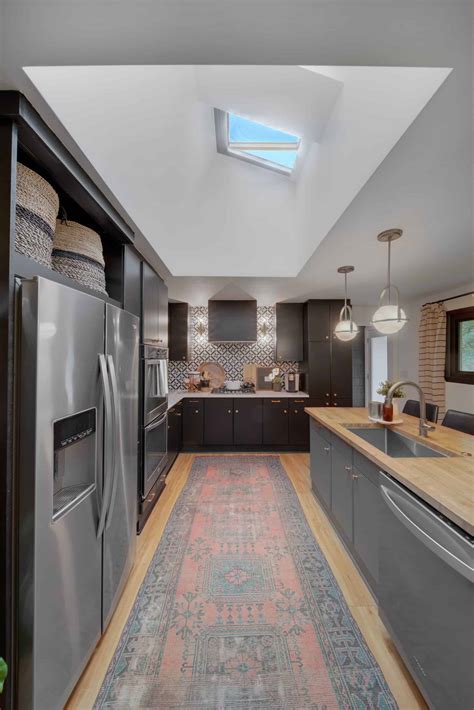 VELUX Kitchen Skylights for the Win! - Bright Green Door