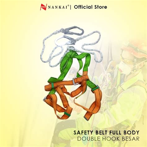 Jual Safety Belt Full Body Double Hook Besar Nankai Shopee Indonesia