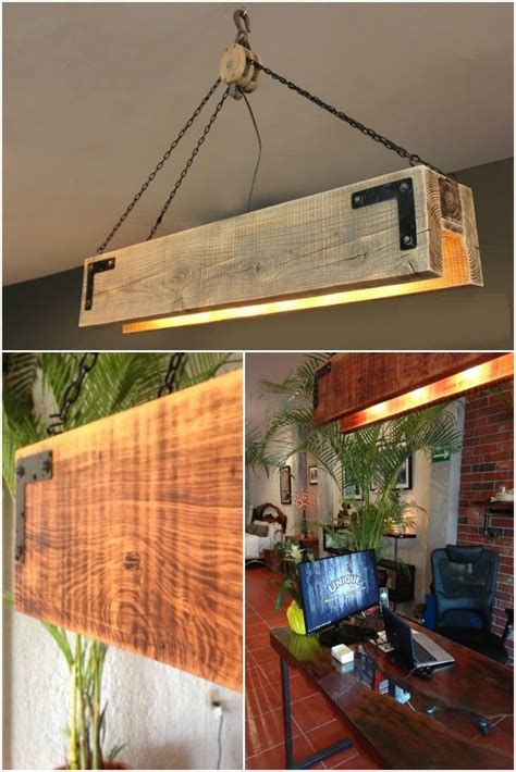 Amazing Reclaimed Wood Beam Light Fixtures Artofit