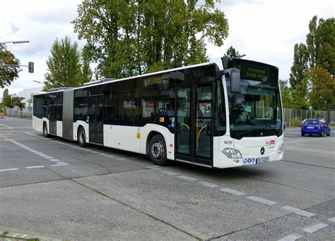 MB Citaro C2 Gelenkbus 4039 Der BVG Nun Auch Auf Der X9 Er Linie