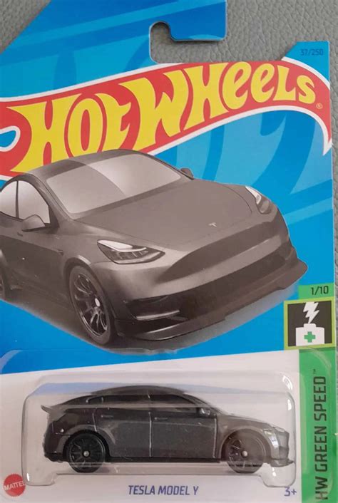 Hot Wheels Green Speed Tesla Model Y Universo Hot Wheels