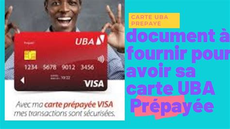 Comment faire pour avoir la carte UBA prépayée facilement en Afrique