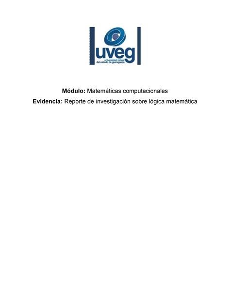 EA2 Investigacion Módulo Matemáticas computacionales Evidencia