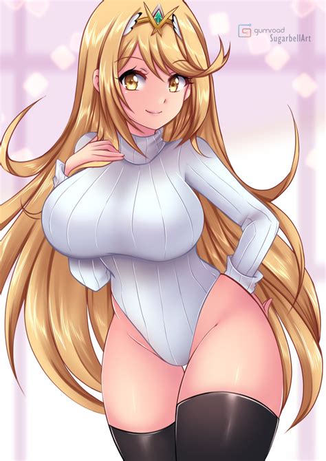 Hentai Nintendo Girl Girl Girl Alluring Big Breasts Blonde Hair