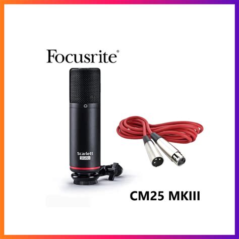Micro Thu Âm Focusrite Scarlett CM25 MKII - thanhnamstudio.vn