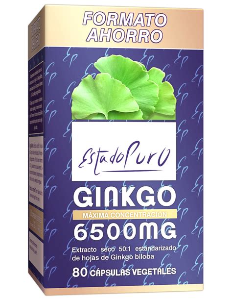 Ginkgo 6500 Mg Formato Ahorro Estado Puro Tongil