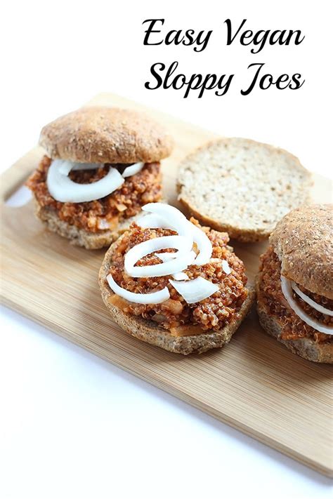 Easy Vegan Quinoa Sloppy Joes Tworaspberries