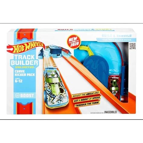 Pista Hot Wheels Curva Extrema Track Builder Unlimited Curve