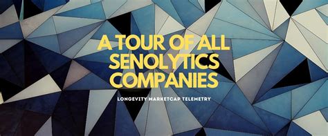 #018: A Tour of All Senolytics Companies. : r/longevity