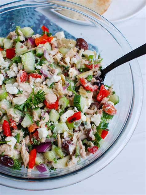 Mediterranean Tuna Salad A Cedar Spoon