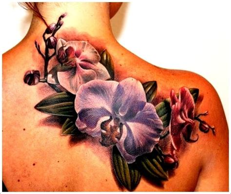 30 Sexy and Beautiful Orchid Tattoo Designs