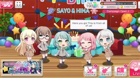 BanGDream EN2020 03 20 Hikawa Hina Birthday Opening Area Chat YouTube