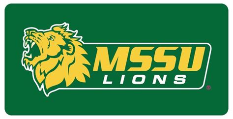 Mssu Lions License Plate Missouri Southern State University Bookstore