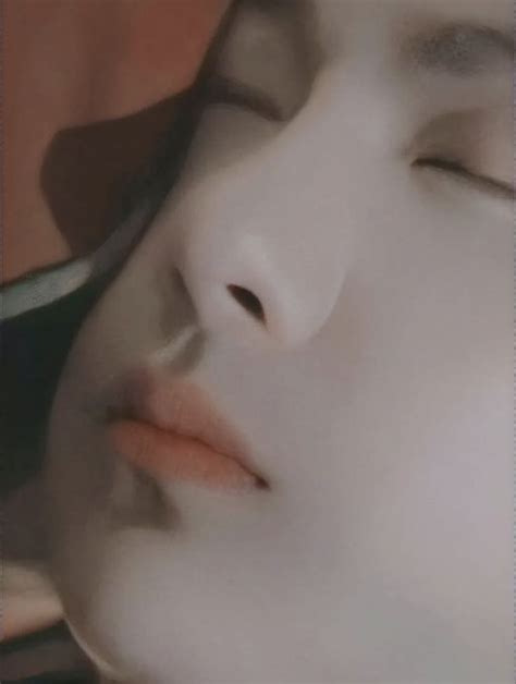 The Woman Is Sleeping With Her Eyes Closed