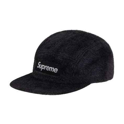 Supreme Faux Fur Camp Cap Black 五分割 絨毛帽【tcc】 蝦皮購物