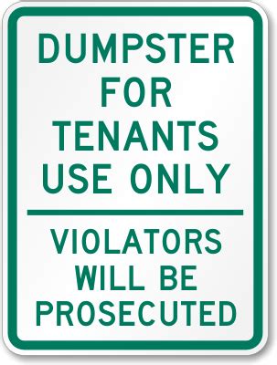 Private Property No Dumping Signs | Free Shipping Options