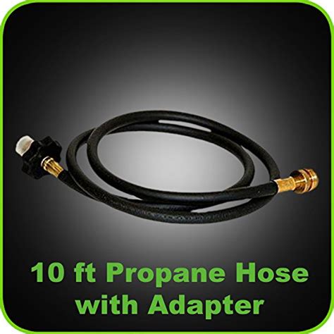 Propane Hose with Adapter 10 Ft. High Pressure Safe and Durable ...