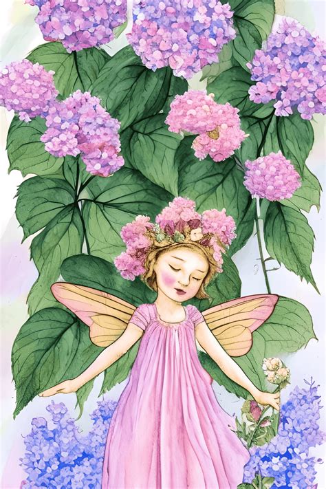 Cicely Mary Barker Style Flower Fairy Graphic · Creative Fabrica