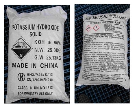 Industry Grade Cas 1310 58 3 Potassium Hydroxide Koh 90 Koh And