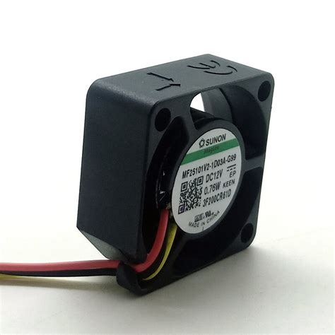 MF25101V2 1D03A G99 25mm Mini Micro Cooling Fan DC 12v For Sunon