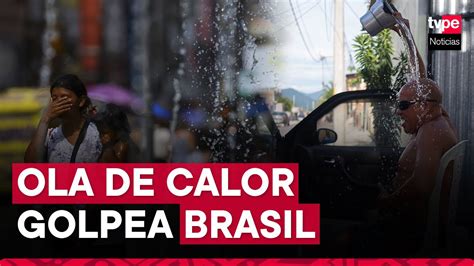 Ola de calor golpea Brasil y deja sensación térmica de 62 3 ºC en Río