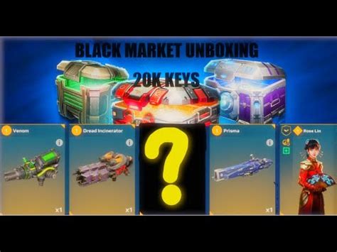 War Robots Black Market Chest Opening K Keys Youtube