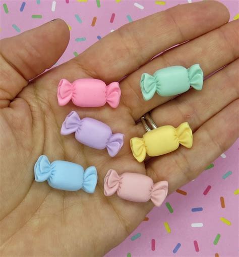 Kawaii Hair Clip Pastel Candy Candies Barrette Etsy