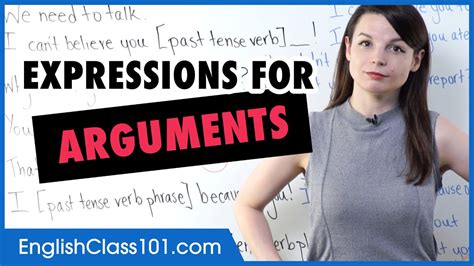 Learn English Expressions For Arguments YouTube