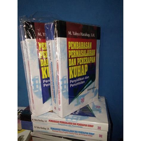 Jual PEMBAHASAN PERMASALAHAN PENERAPAN KUHAP YAHYA HARAHAP CATALOG