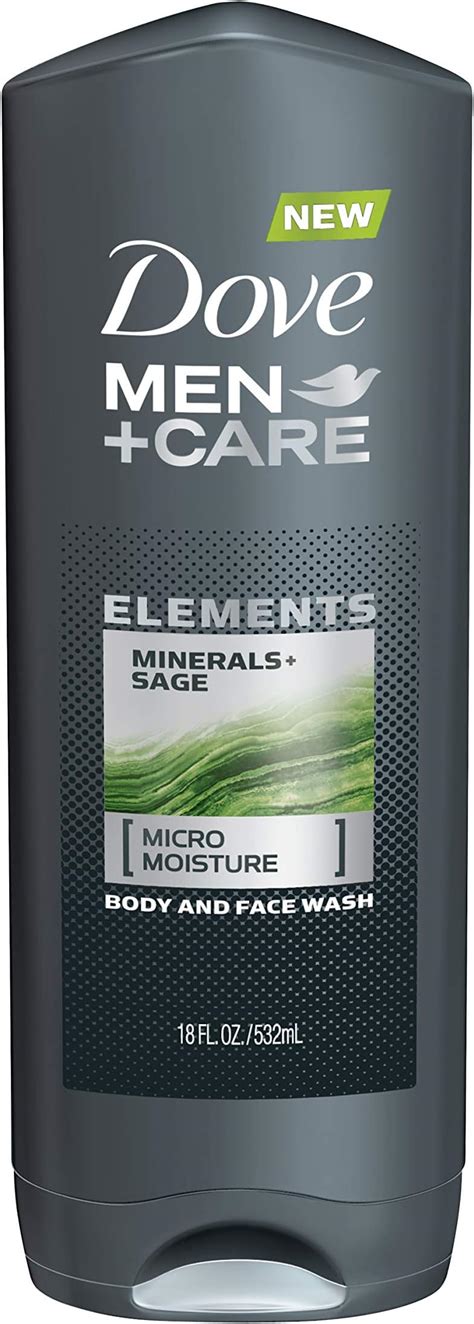 Amazon DOVE MEN CARE Elements Body Wash Mineral Sage 18 Oz