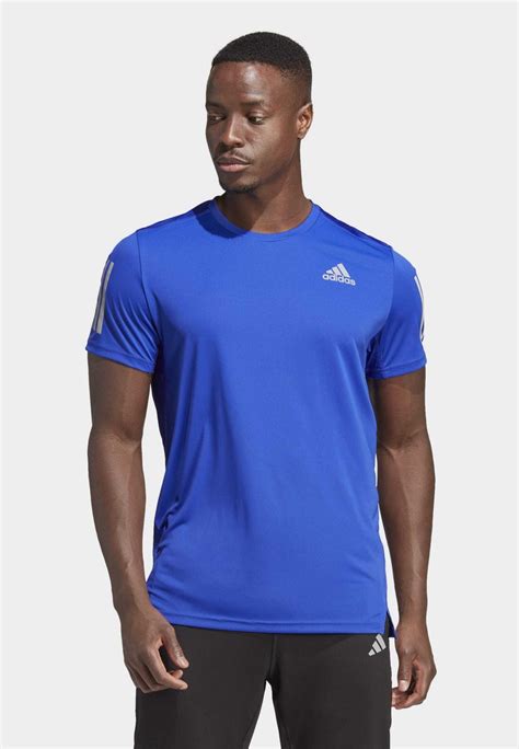 Adidas Performance Own The Run Sport T Shirt Lucid Blue Reflective