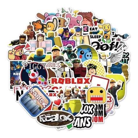 Roblox Set De 50 Stickers Calcomanias Pegatinas