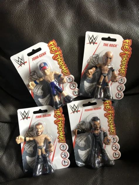 Figurine Pliable Wwe Finn Balor Flextreme Mattel John Cena The Rock