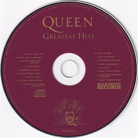 Queen Greatest Hits Usa 1992 Album Gallery