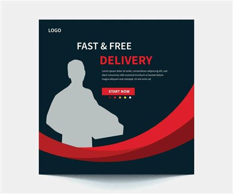 Home Delivery Service Poster Template For Business Promotion Express