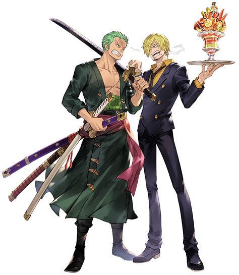 Zoro and Sanji by bodskih on DeviantArt