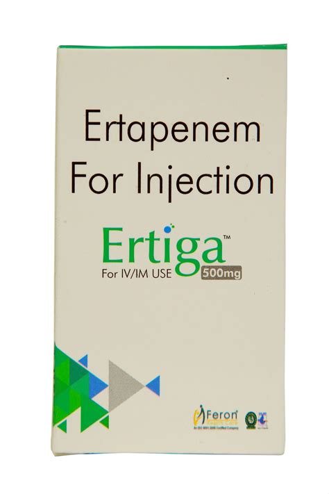 ERTIGA 500mg Inj – Feron Healthcare