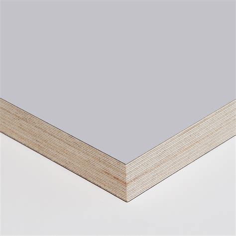 Morland Grey 009 3050x1220x30mm Birch Plywood Satin Single Sided