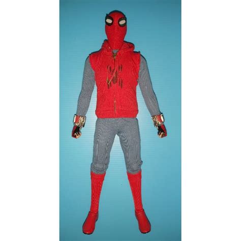 HOT TOYS MMS 蜘蛛人離家日 蜘蛛人 自製戰衣款 單售 本體組 蝦皮購物
