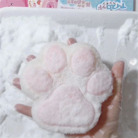 Squishy Silicone Taba Squishy 0 4kg Mushy Big Cat Paw Soft Cute Pink