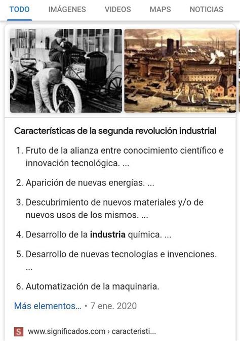 Introducir Imagen Caracter Sticas De La Segunda Revolucion