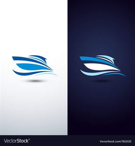 Speed boat Royalty Free Vector Image - VectorStock