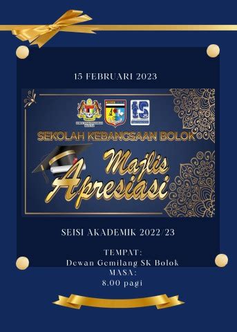 MAJLIS APRESIASI SK BOLOK SESI AKADEMIK 2022 2023 CIKGU HARIMATON